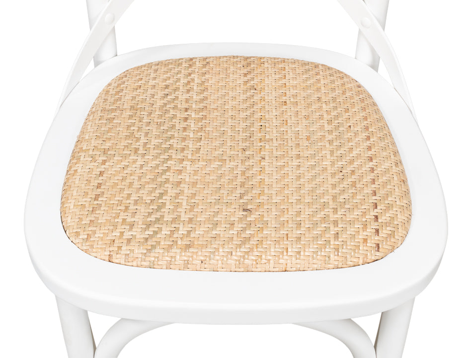 Tuileries Side Chair, White by Sarreid Ltd - view 10