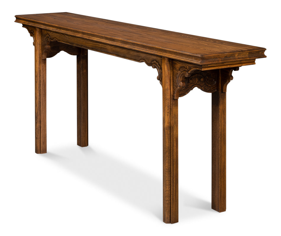 Equestrian Console Table by Sarreid Ltd - view 3