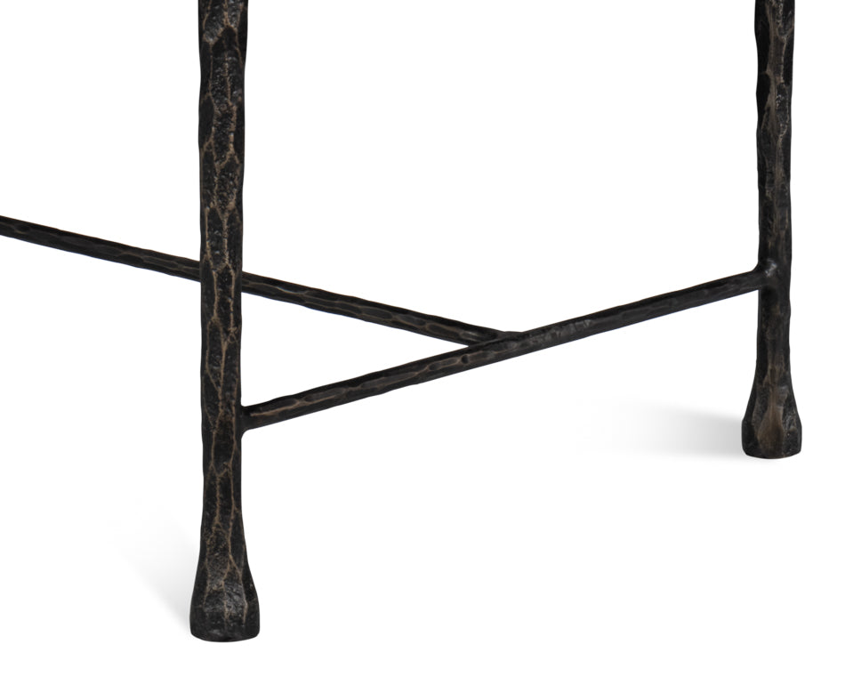 Kings Road Bench, Leather by Sarreid Ltd - view 12