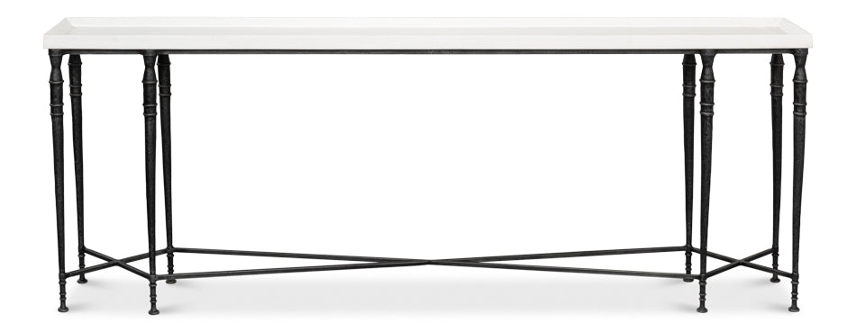 Nathaniel Elegance Console Table by Sarreid Ltd - view 2