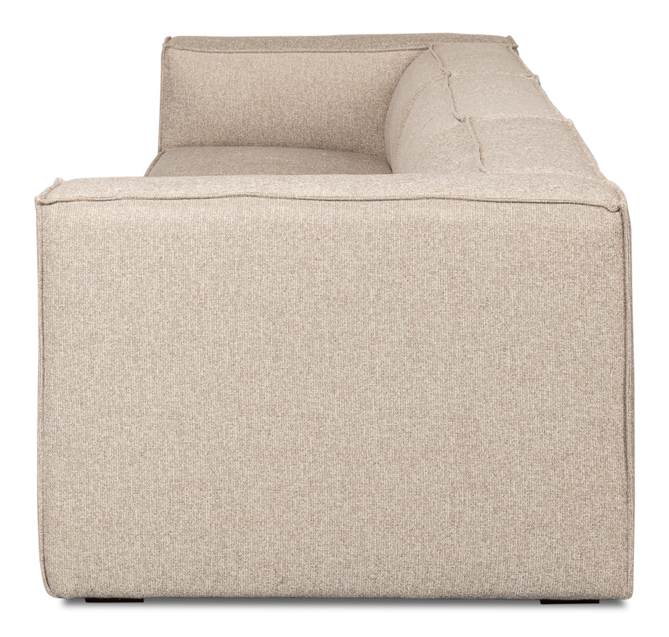 Miles Sofa, Fabric by Sarreid Ltd - view 4