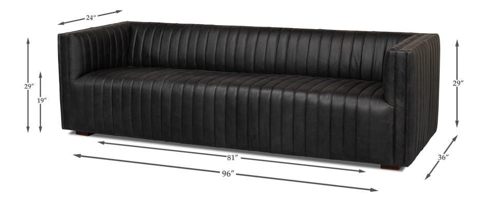 Everett Sofa by Sarreid Ltd - view 7