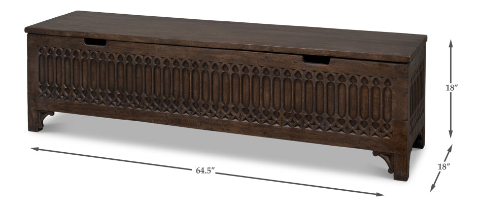 Aarush Trunk by Sarreid Ltd - view 7
