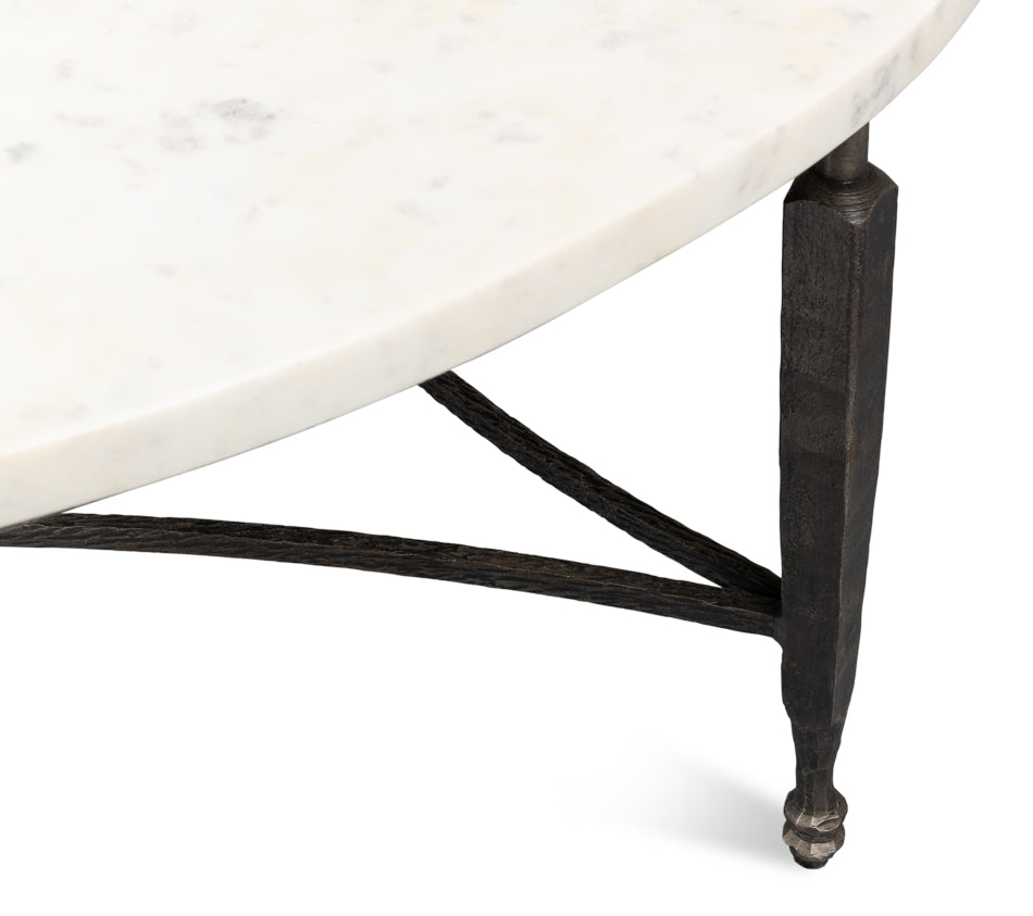 Mykos Round Coffee Table by Sarreid Ltd - view 10