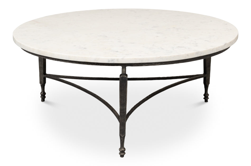 Mykos Round Coffee Table by Sarreid Ltd - view 2
