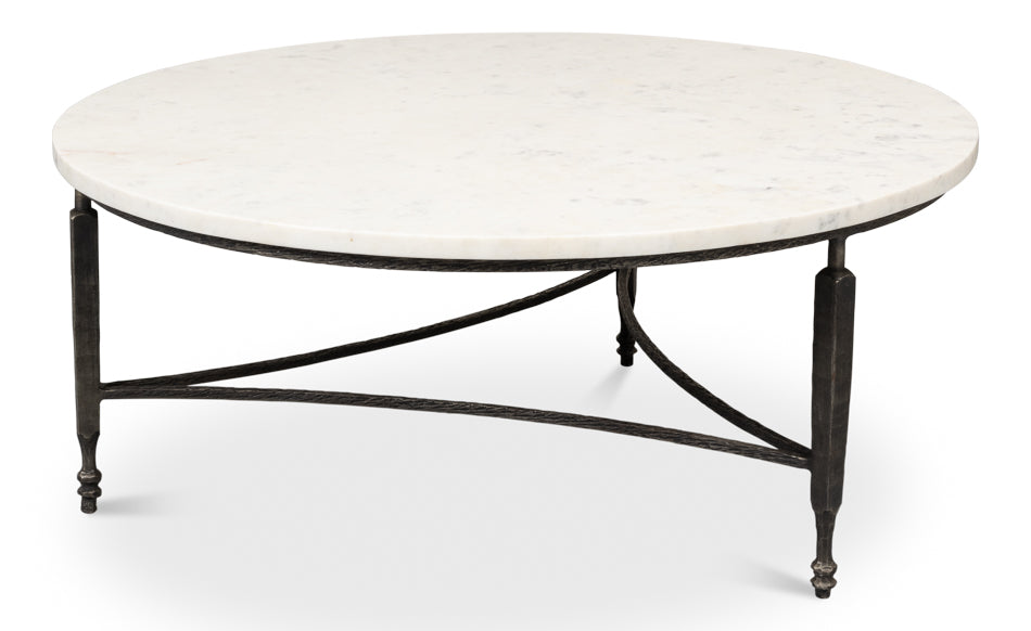 Mykos Round Coffee Table by Sarreid Ltd - view 3