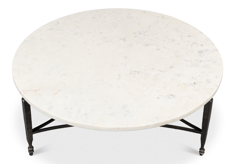 Mykos Round Coffee Table by Sarreid Ltd - view 4