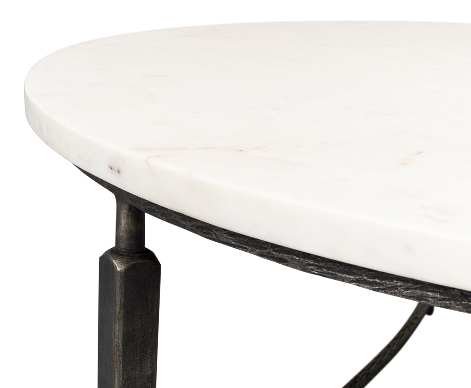 Mykos Round Coffee Table by Sarreid Ltd - view 6