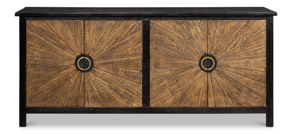Centrum Four Door Sideboard by Sarreid Ltd - view 2