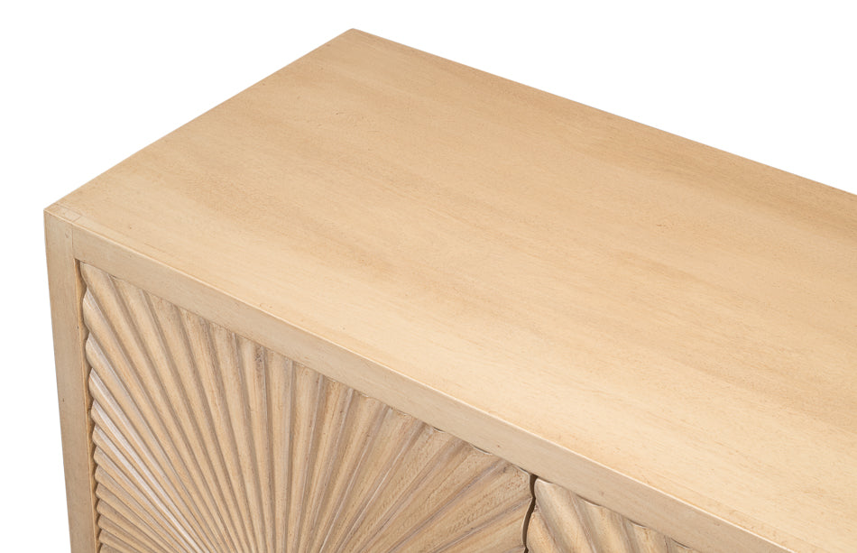 Rayon Four Door Sideboard by Sarreid Ltd - view 5