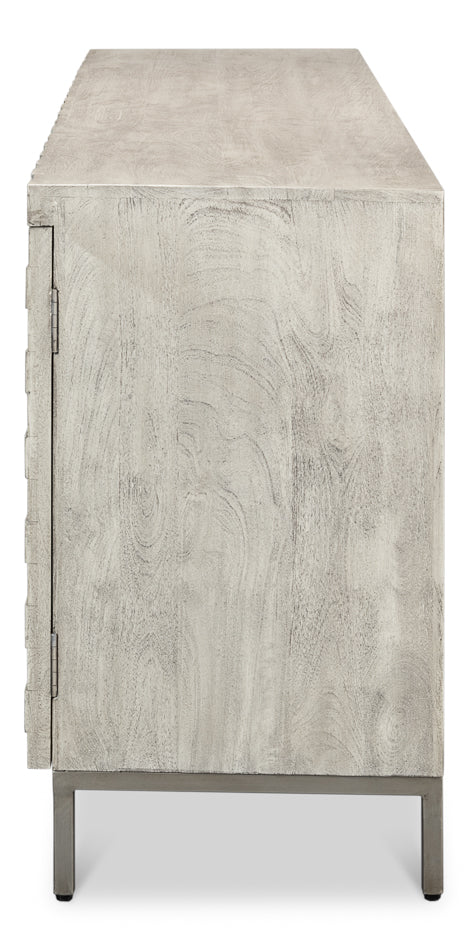 Cubist Four Door Sideboard by Sarreid Ltd - view 9