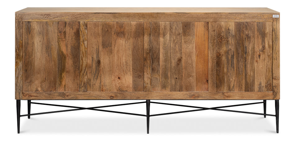 Archie Four Door Sideboard by Sarreid Ltd - view 8
