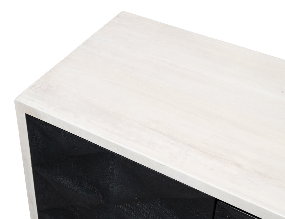 Asiger Four Door Sideboard by Sarreid Ltd - view 5