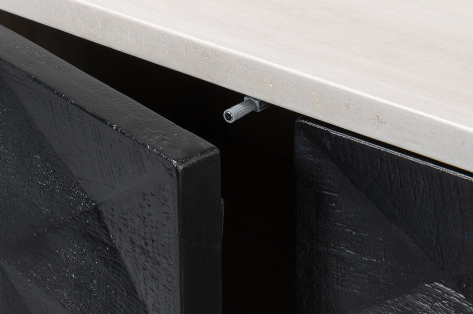 Asiger Four Door Sideboard by Sarreid Ltd - view 6