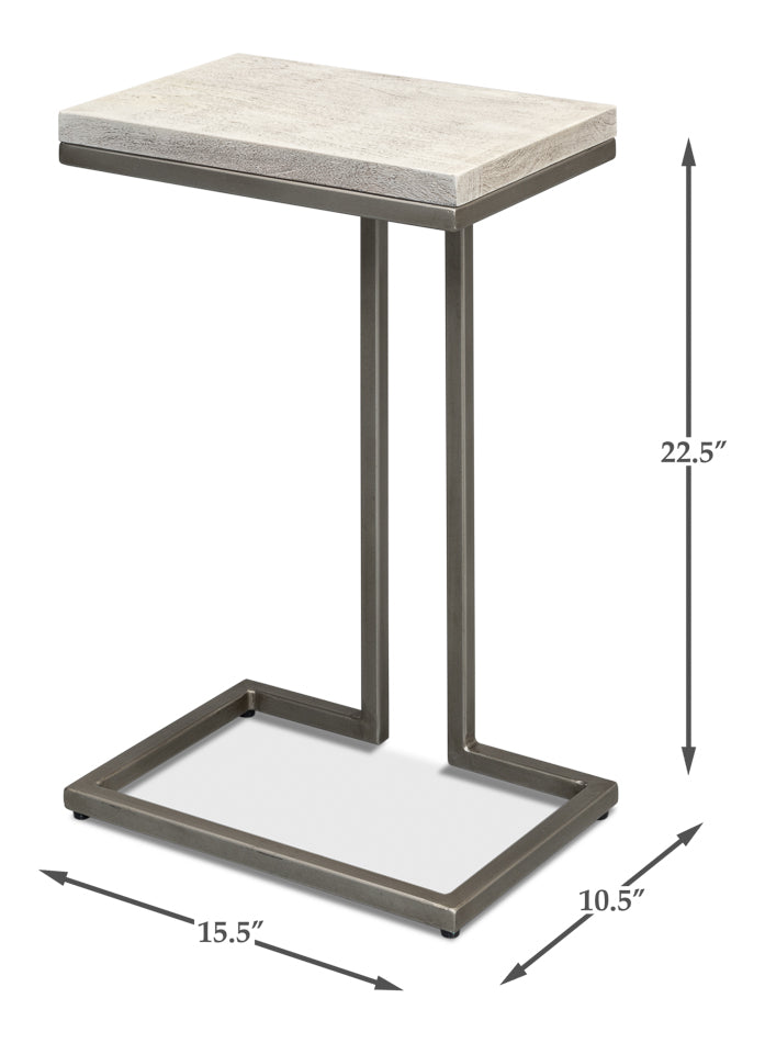 Ponie End Table by Sarreid Ltd - view 7