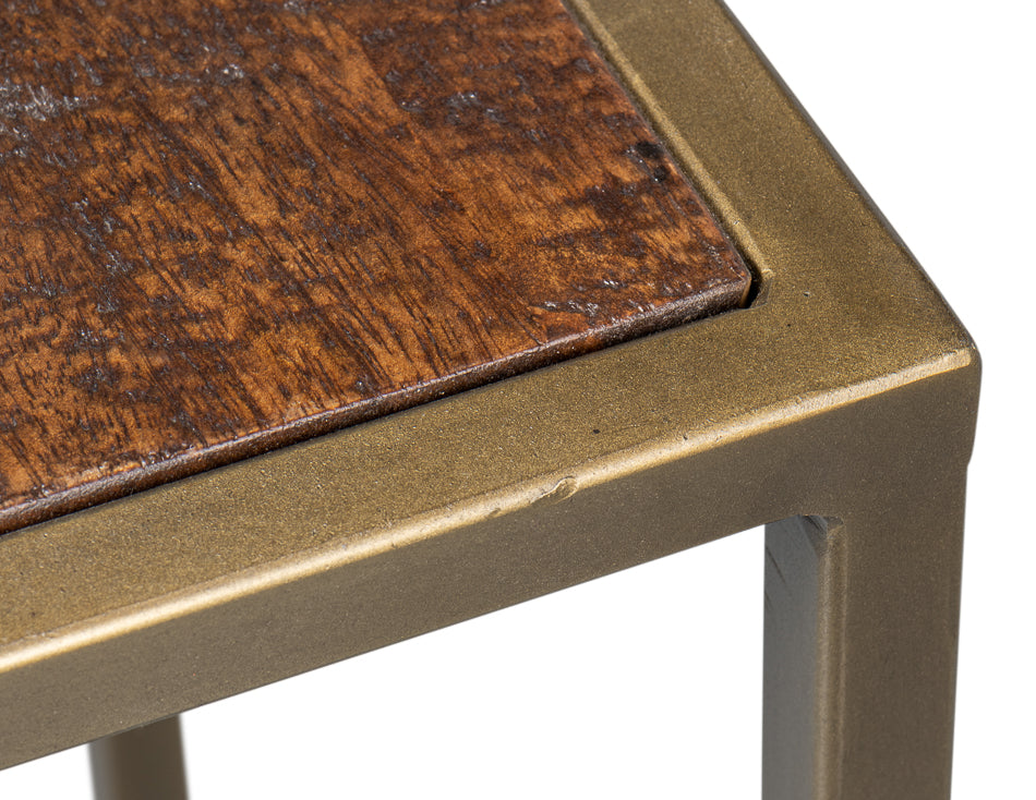 Pablon End Table by Sarreid Ltd - view 9