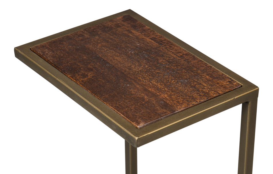 Pablon End Table by Sarreid Ltd - view 4