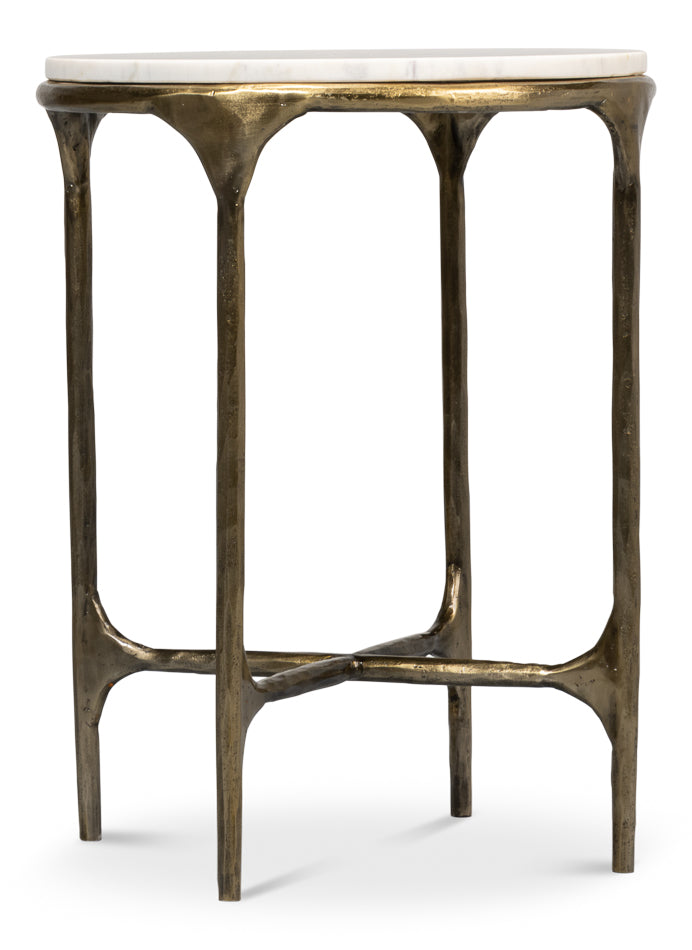 Gimlet Round End Table by Sarreid Ltd - view 8