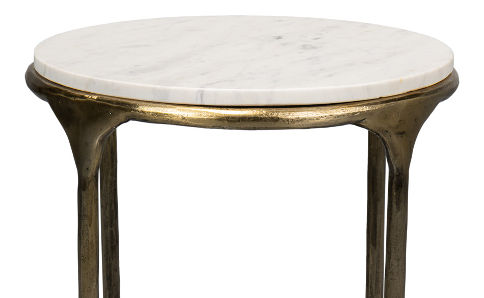 Gimlet Round End Table by Sarreid Ltd - view 11