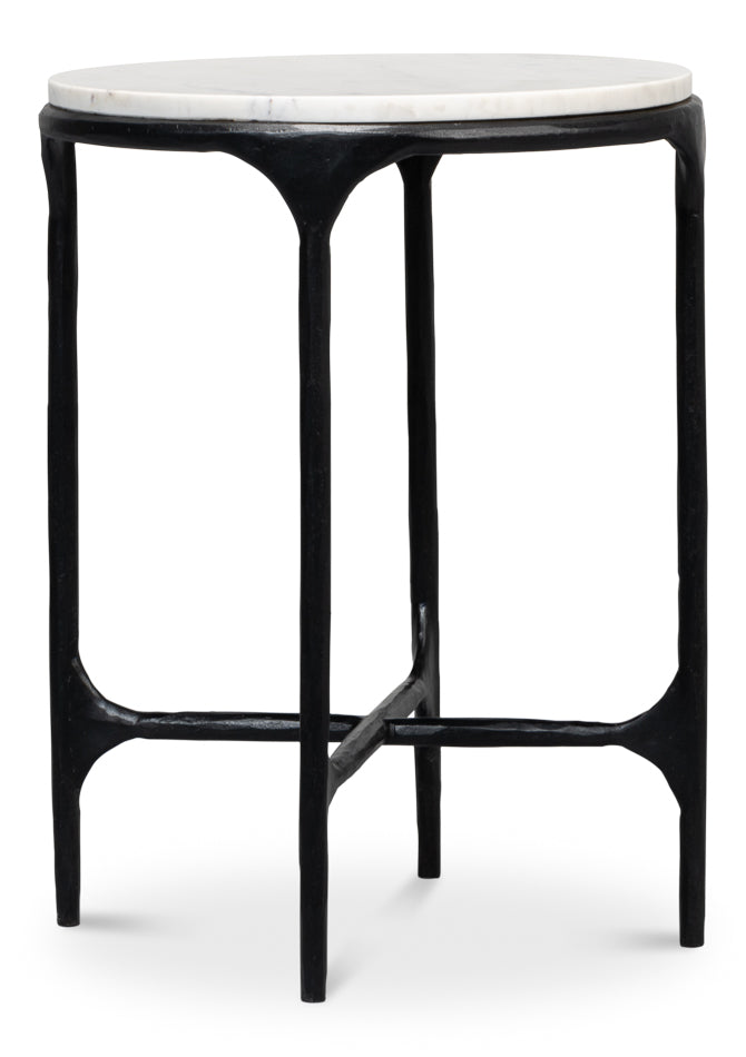 Anapa Round End Table by Sarreid Ltd - view 8