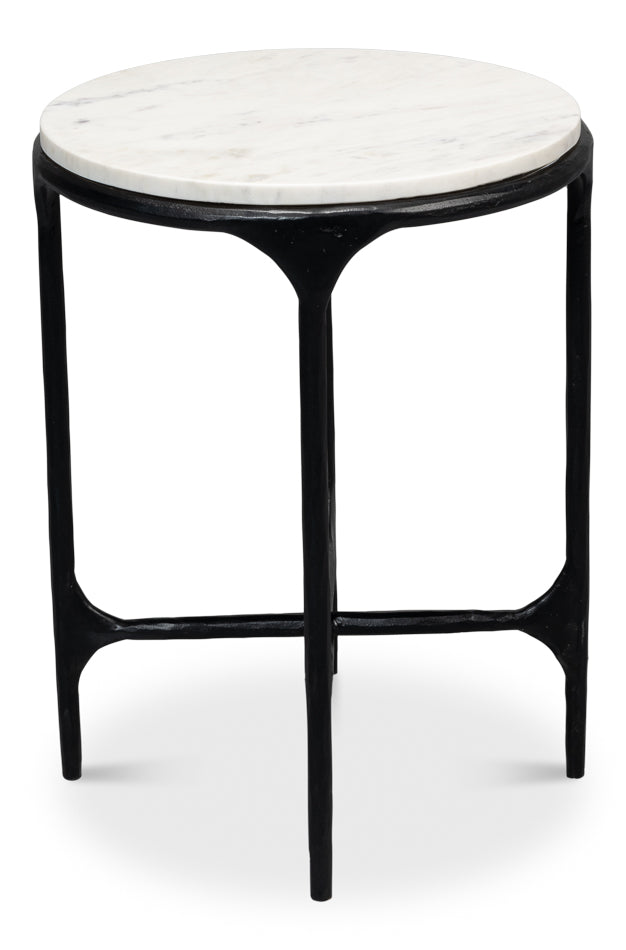 Anapa Round End Table by Sarreid Ltd - view 3