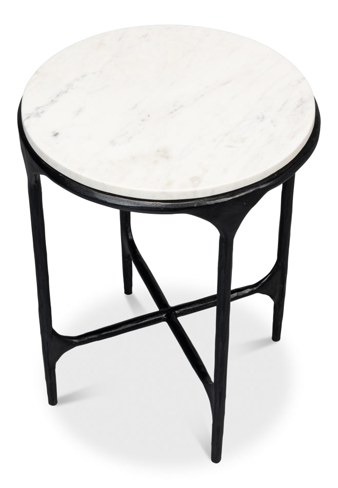 Anapa Round End Table by Sarreid Ltd - view 4