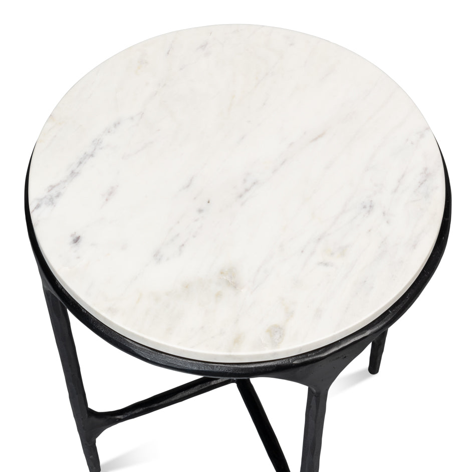 Anapa Round End Table by Sarreid Ltd - view 5
