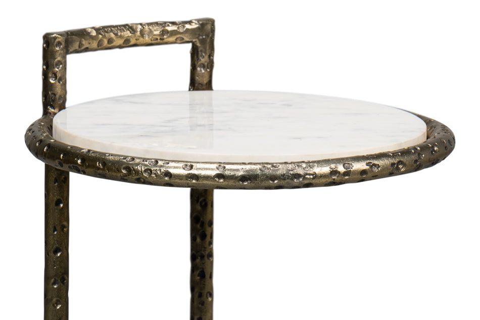 Gibson Round End Table by Sarreid Ltd - view 4