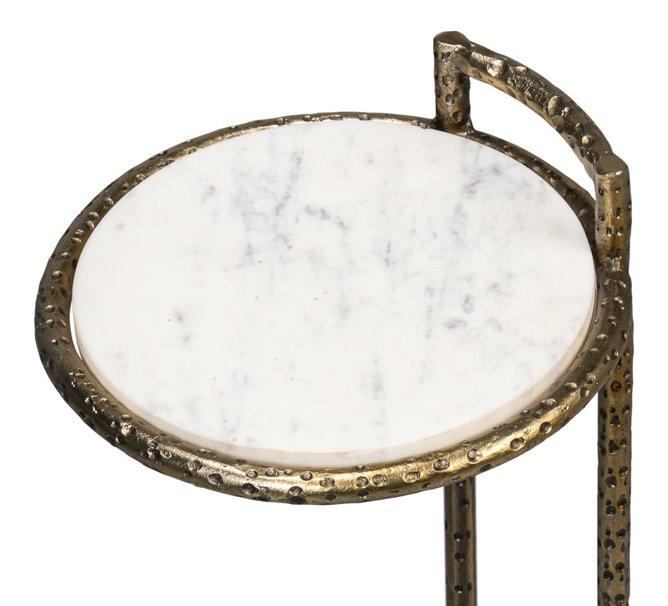 Gibson Round End Table by Sarreid Ltd - view 5