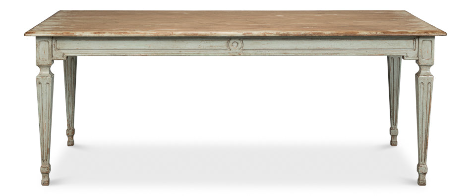 Elise Dining Table, Sage by Sarreid Ltd - view 2