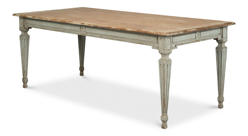 Elise Dining Table, Sage by Sarreid Ltd - view 3