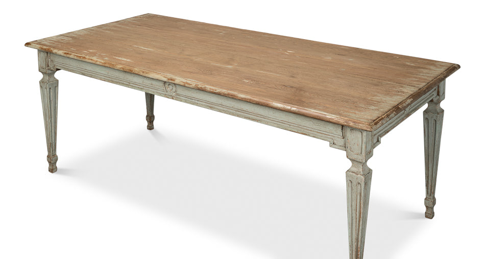 Elise Dining Table, Sage by Sarreid Ltd - view 4