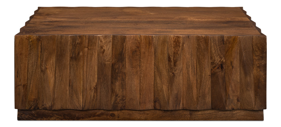 Denali Rectangle Cocktail Table by Sarreid Ltd - view 2