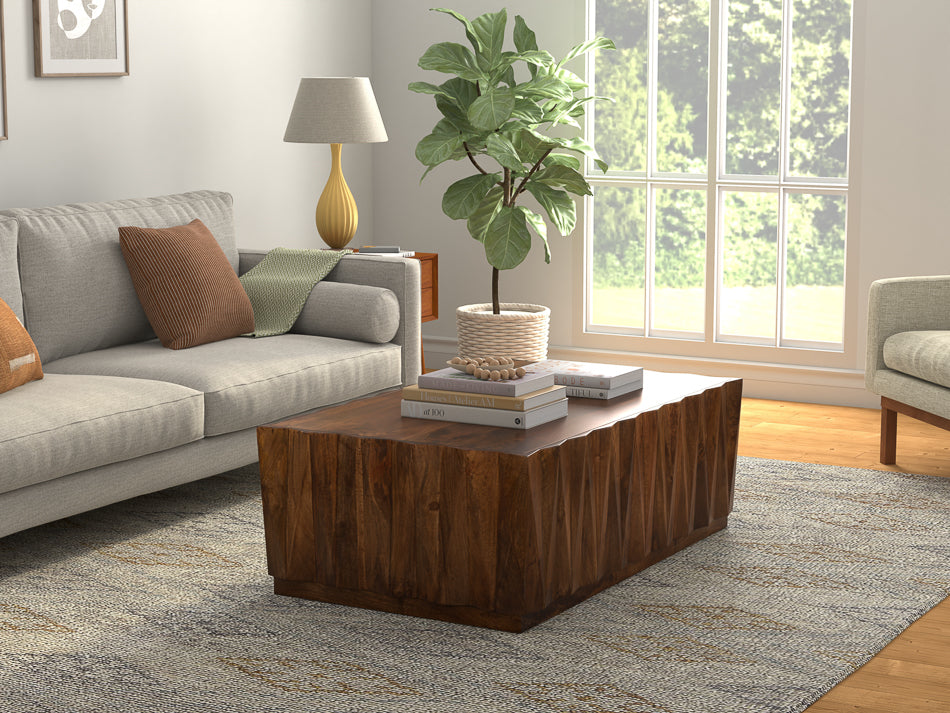 Denali Rectangle Cocktail Table by Sarreid Ltd - view 12