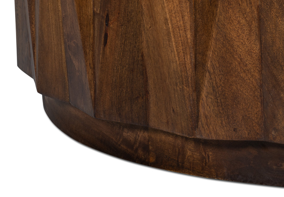 Denali Round Cocktail Table by Sarreid Ltd - view 10