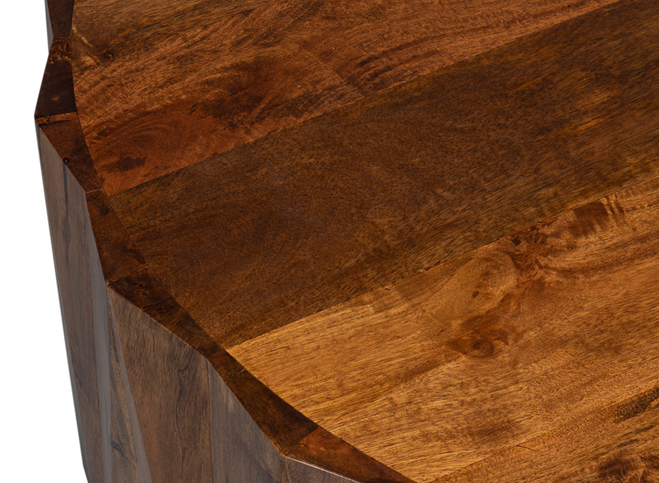 Denali Round Cocktail Table by Sarreid Ltd - view 5