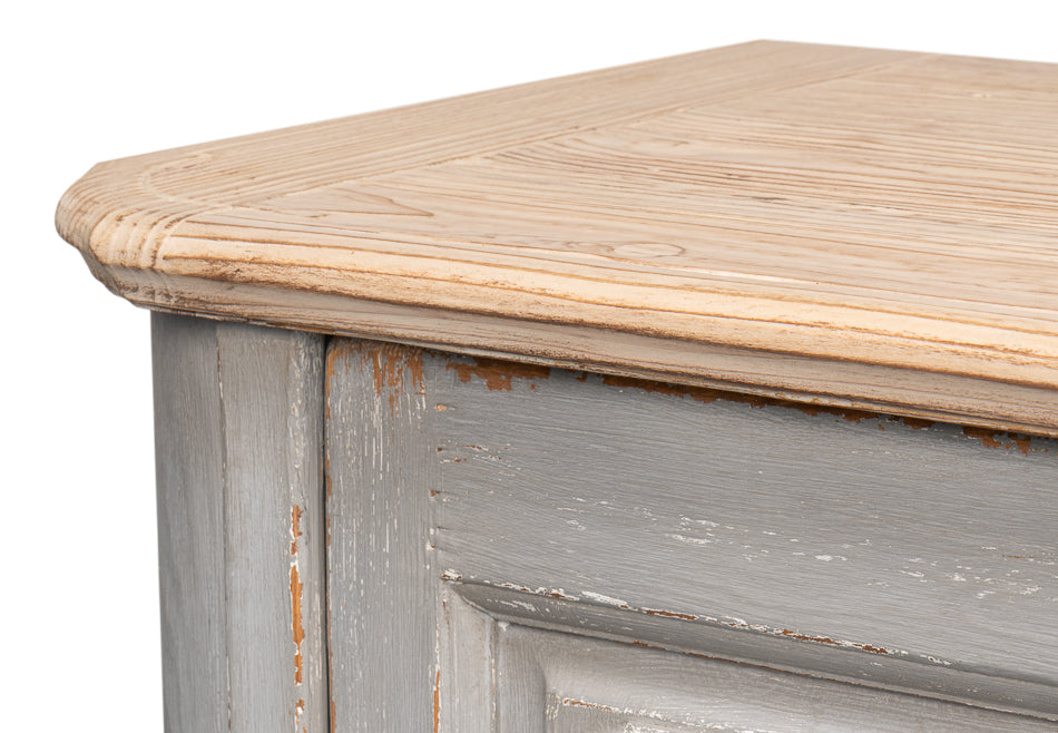 Karlsson Antique Swedish Grey Sideboard by Sarreid Ltd - view 10