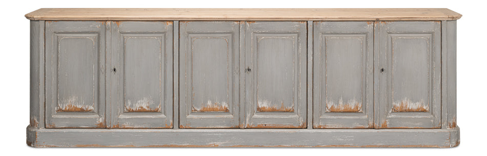Karlsson Antique Swedish Grey Sideboard by Sarreid Ltd - view 2
