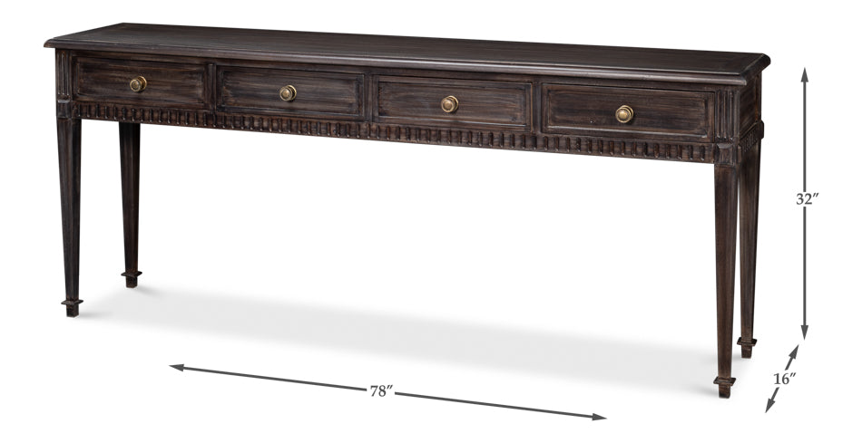 Details Console Table by Sarreid Ltd - view 7