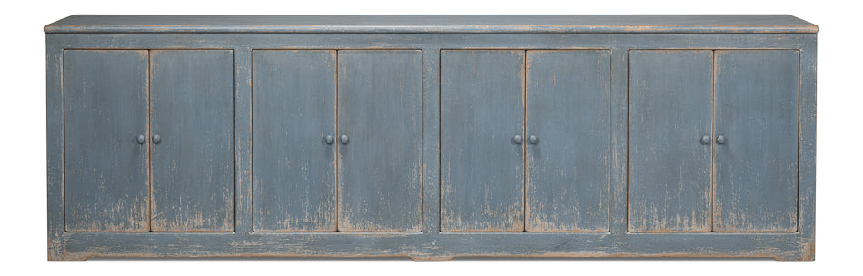 Eight Is Enough Sideboard, Blue/Grey by Sarreid Ltd - view 2