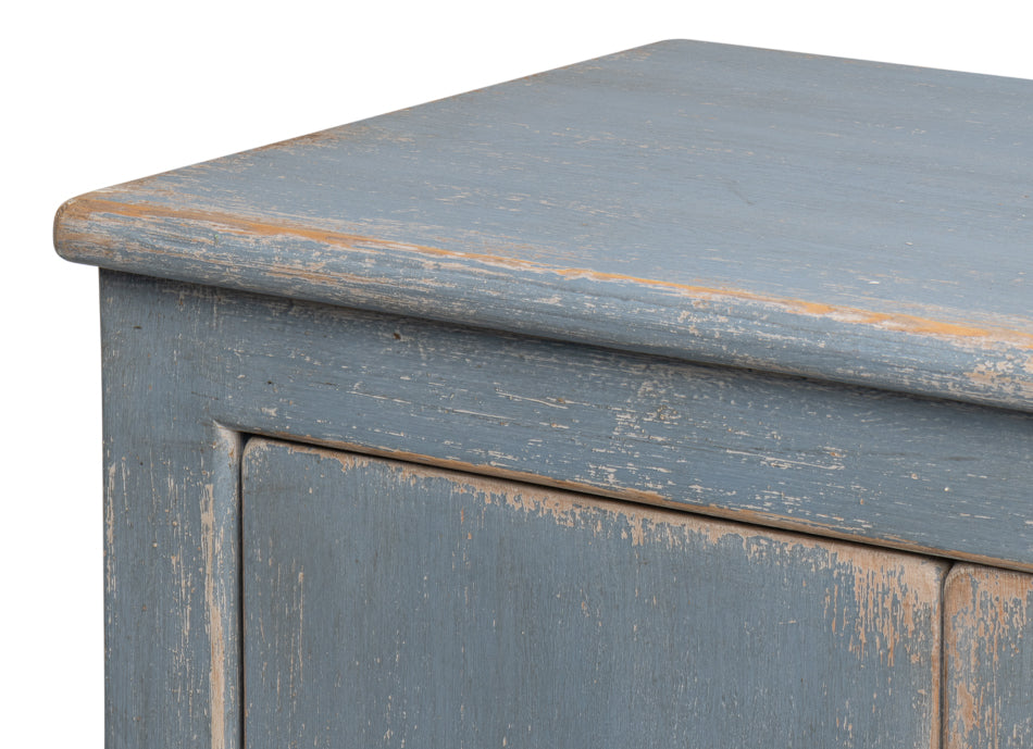 Eight Is Enough Sideboard, Blue/Grey by Sarreid Ltd - view 6