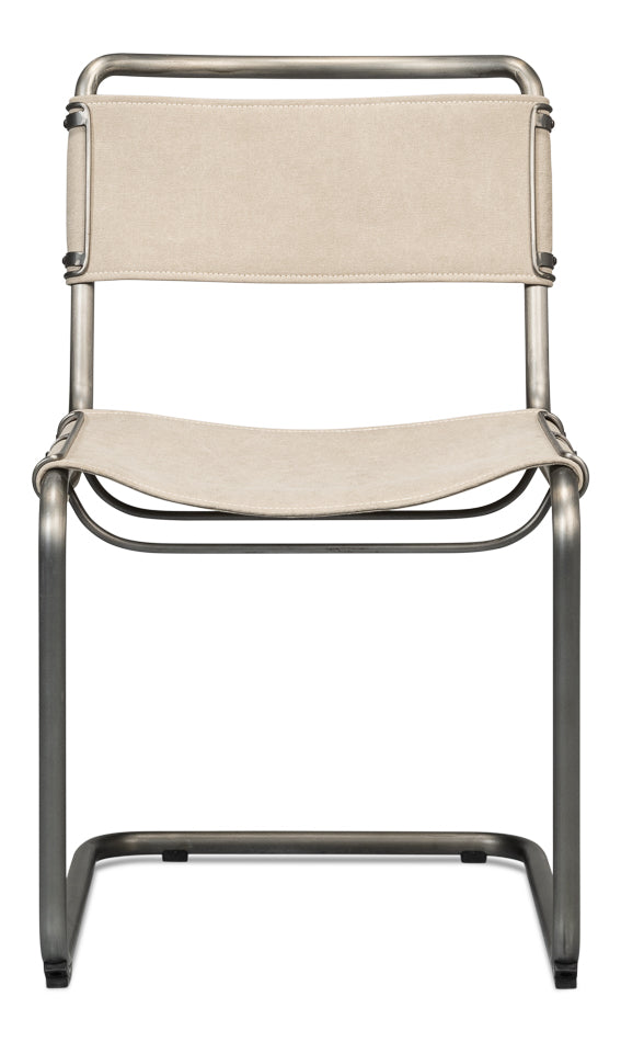 Patton Canvas Field Chair by Sarreid Ltd - view 2