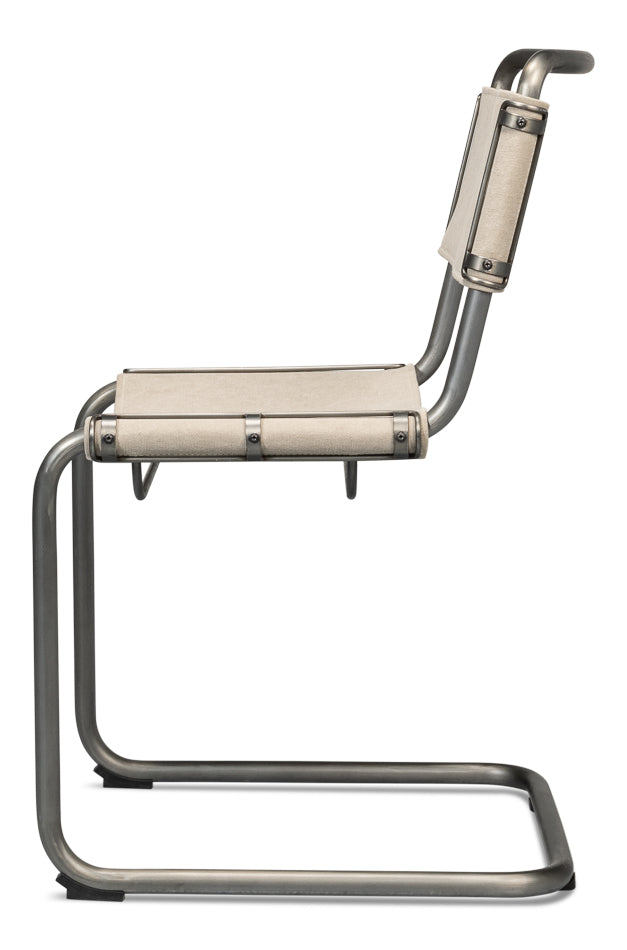 Patton Canvas Field Chair by Sarreid Ltd - view 3