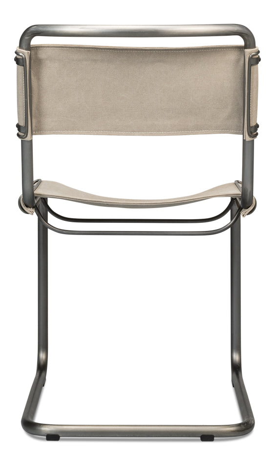 Patton Canvas Field Chair by Sarreid Ltd - view 4