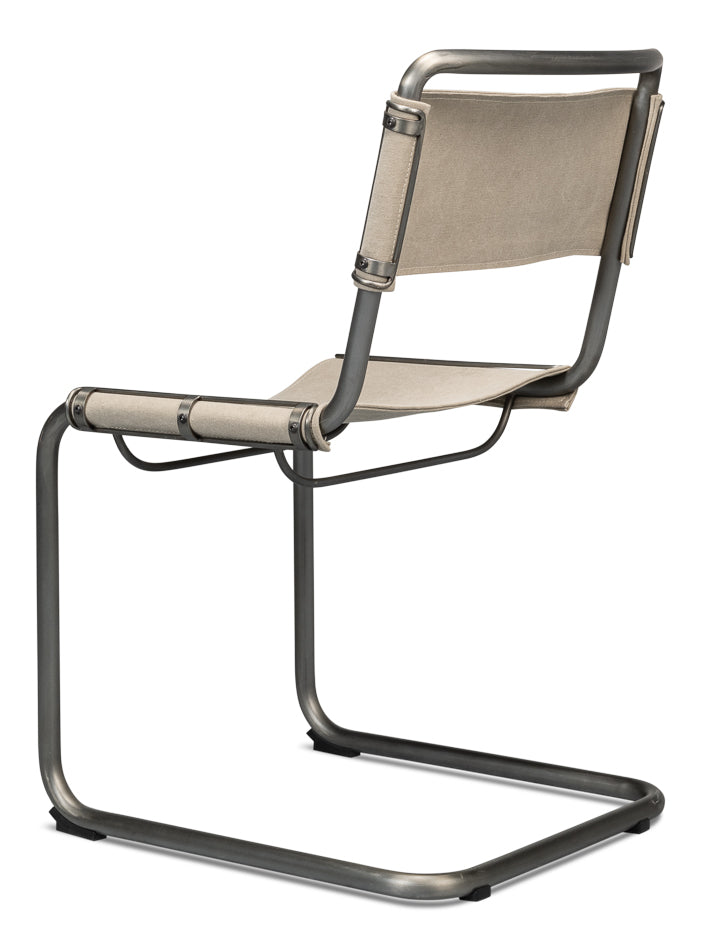 Patton Canvas Field Chair by Sarreid Ltd - view 5
