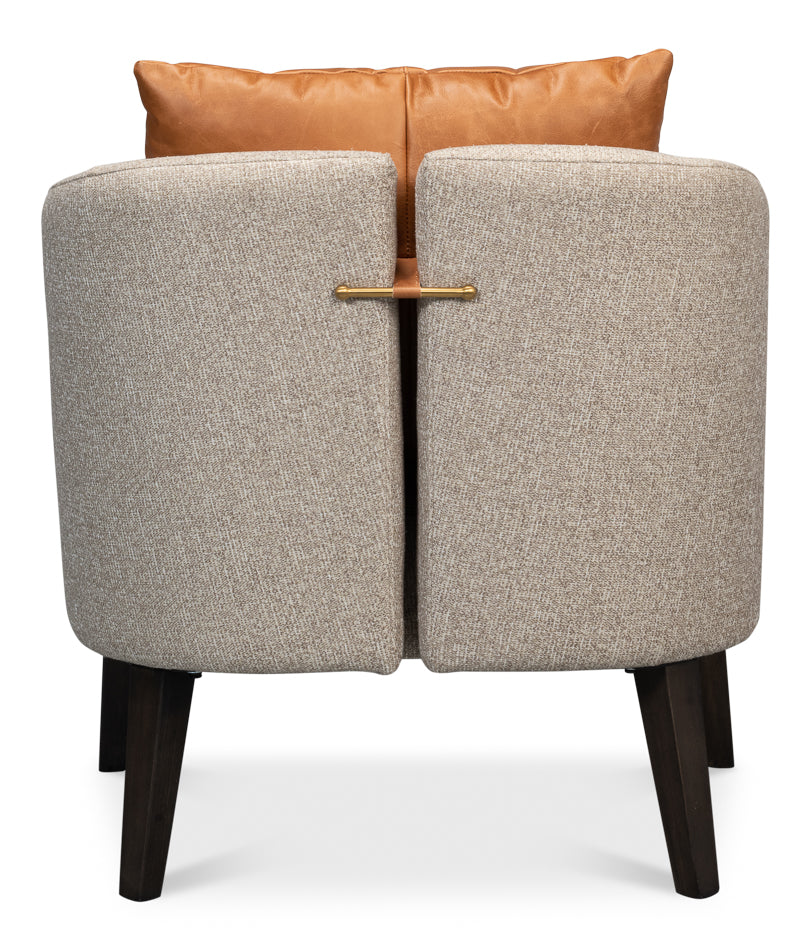 Bronson Tub Chair by Sarreid Ltd - view 4