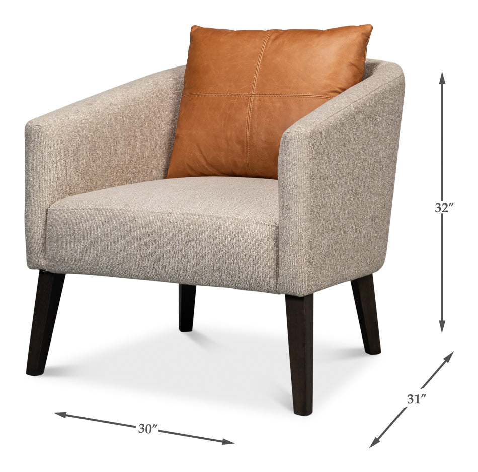 Bronson Tub Chair by Sarreid Ltd - view 7
