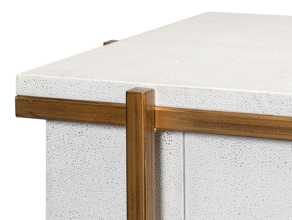 Blakely Door Chest, Osprey White by Sarreid Ltd - view 10