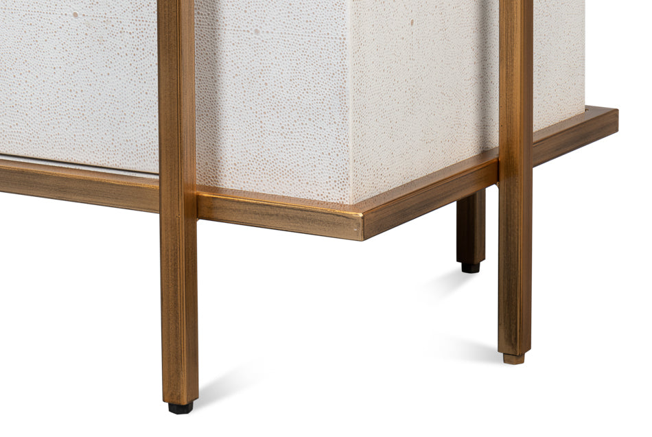 Blakely Door Chest, Osprey White by Sarreid Ltd - view 11