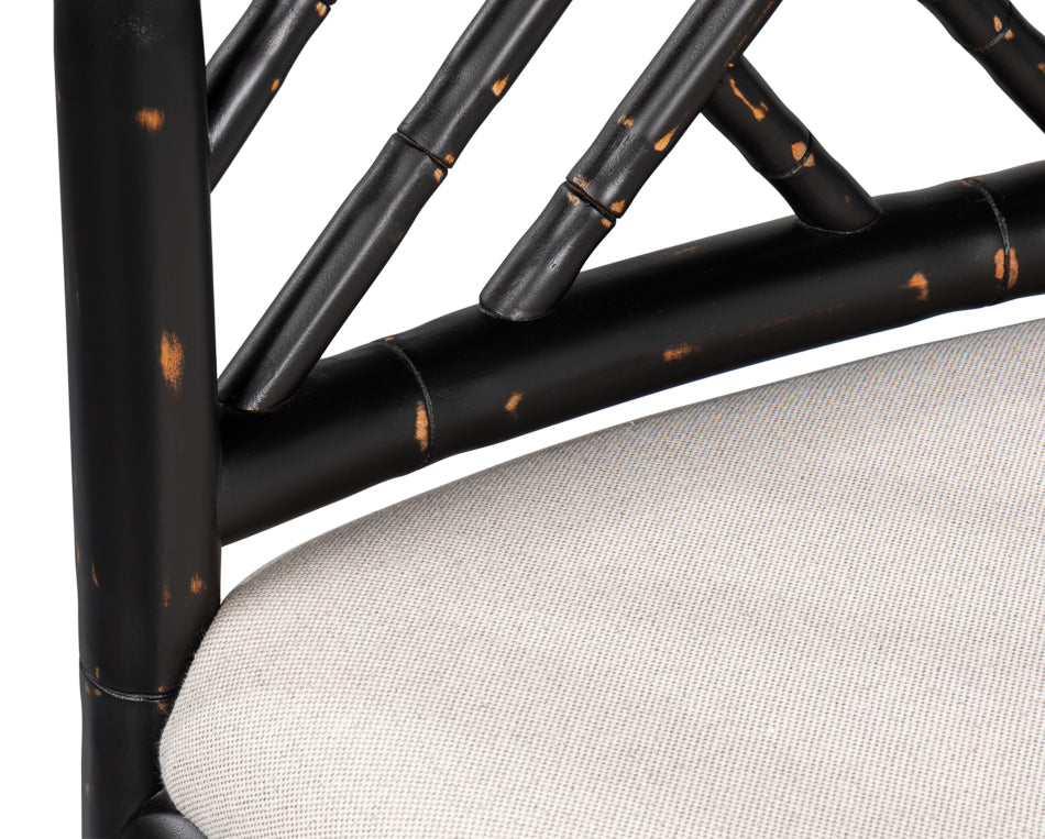 Brighton Counter Stool, Antique Black by Sarreid Ltd - view 9